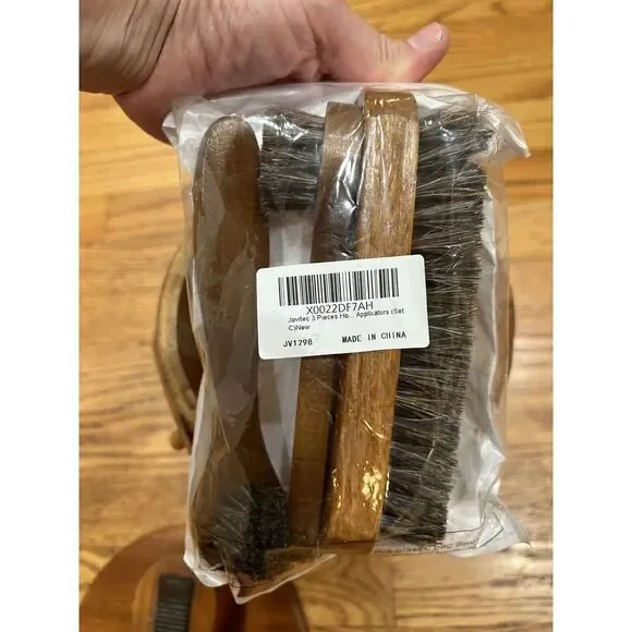 Vintage Antique Shoe Shine Box Carrier Advertisement Hand Painted Wood.